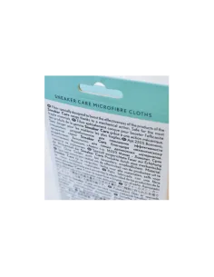 Microfiber cloth for shoe cleaning