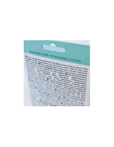 Microfiber cloth for shoe cleaning