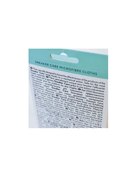 Microfiber cloth for shoe cleaning