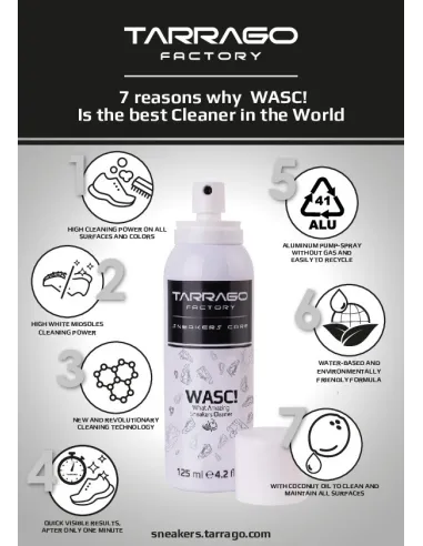 WASC Limpiador Para Zapatillas Blancas