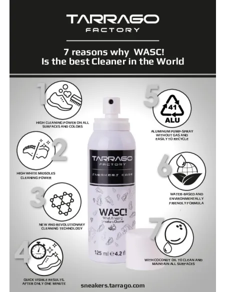WASC Limpiador Para Zapatillas Blancas WASC Limpiador Para Zapatillas Blancas