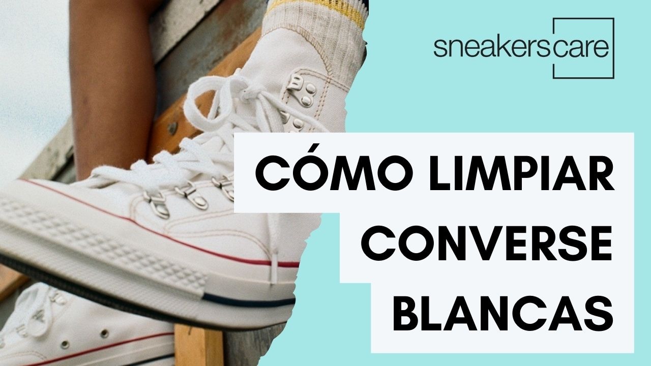 Escalofriante Móvil estrategia Cómo Limpiar las Converse Blancas? | Sneakerscare.eu - Sneakerscare